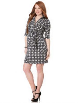 apeainthepod Laundry By Shelli Segal Belted Maternity Shirt Dress.jpg